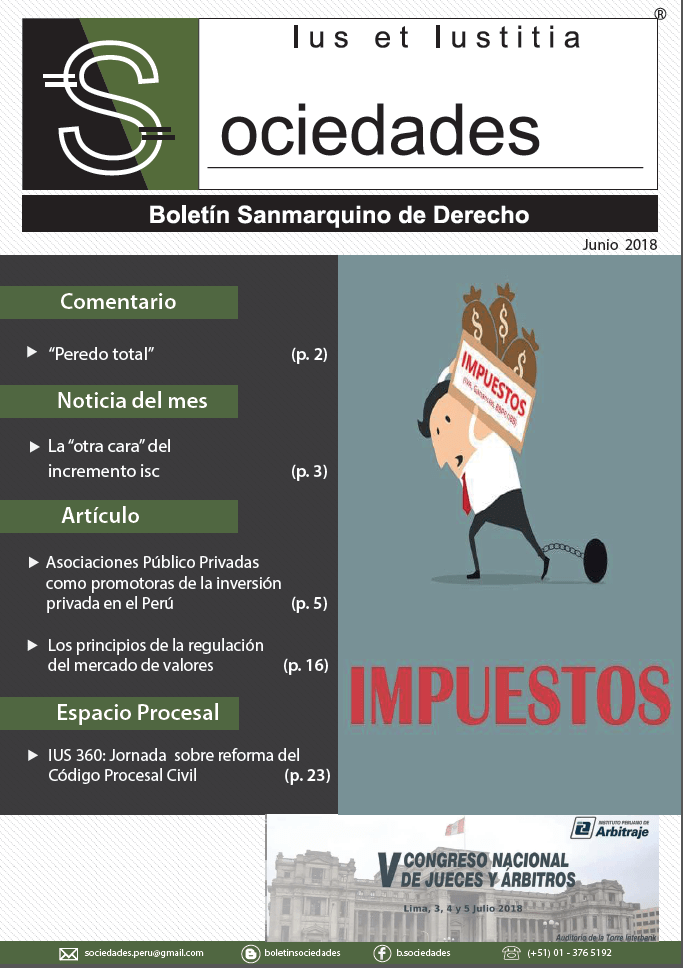 Sociedades junio 2018